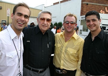 with Scotty Moore at Sun Studio Anniversary of That's Alright Mama